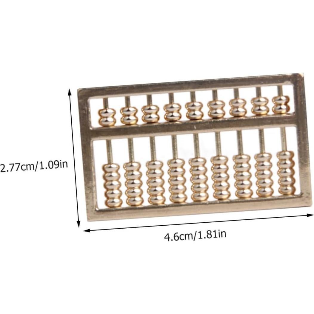 Llavero Colgante de Ábaco LIFKOME Retro de Latón