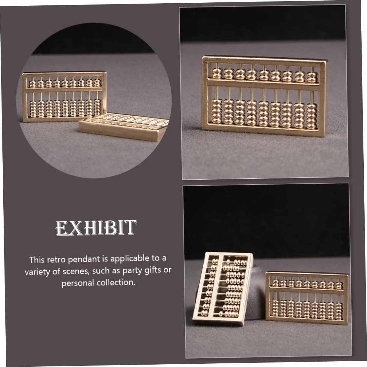 Llavero Colgante de Ábaco LIFKOME Retro de Latón