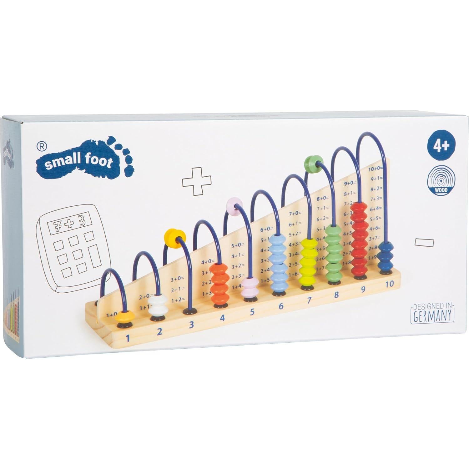 Ábaco de Madera Small Foot - Juguete Educativo 30x15cm