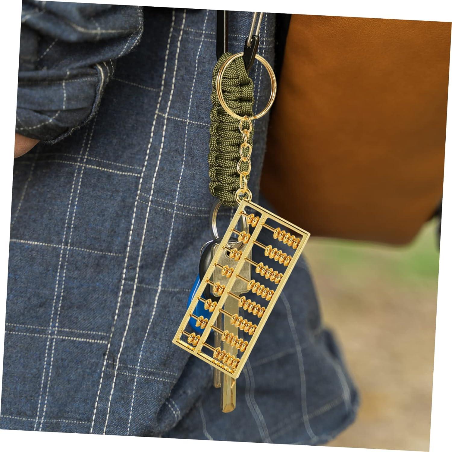 Colgante de Abaco SAFIGLE 2 Piezas Charm Dorado 6x2.7cm