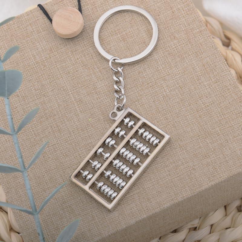 Abacus Keychain Gift for Math Teacher Dad Mom Birthday Gifts for Friend Bestie Christmas Gifts for Son Daughter