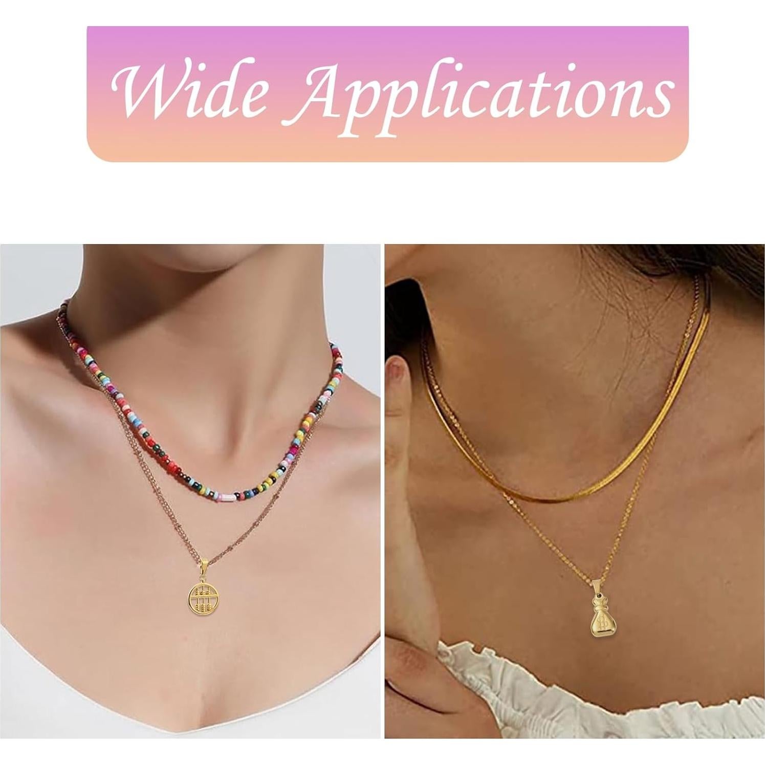 8 Encantos Mini Ábaco Acero Inoxidable UR URLIFEHALL DIY Joyería