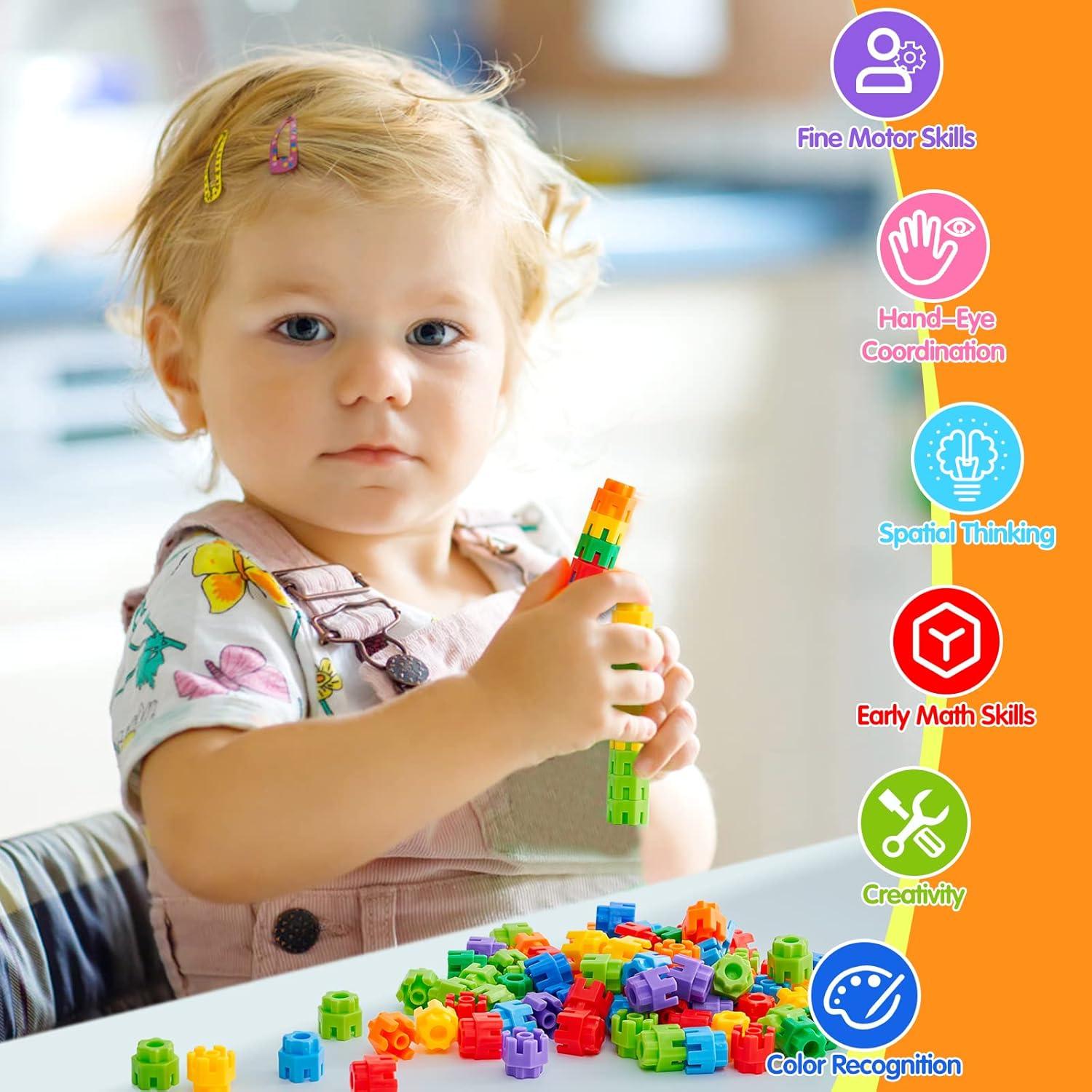 Bloques de Construcción Hexagonales Chichalk 160 Piezas STEM