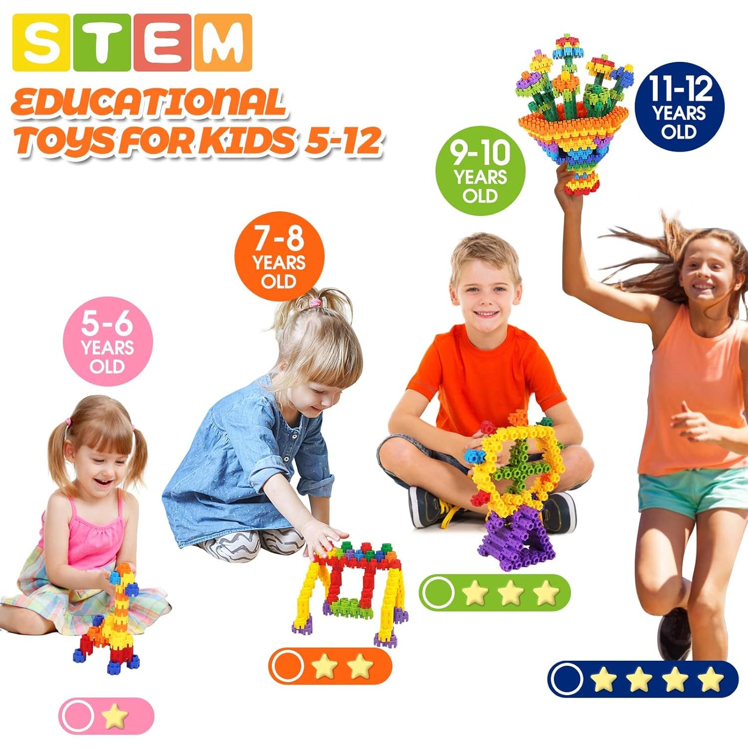 Bloques de Construcción Hexagonales Chichalk 160 Piezas STEM