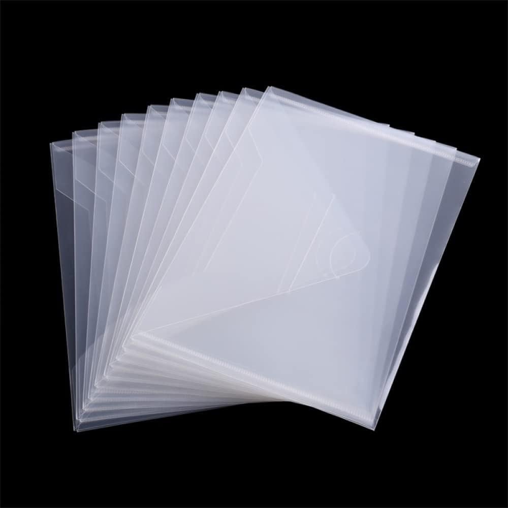 Paquete de 10 Bolsas de Almacenamiento Transparentes 18x25.5 cm