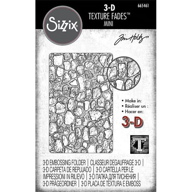 Carpeta de Embossing 3D Sizzix Mini Pavimento Tim Holtz 6.67x10.16cm