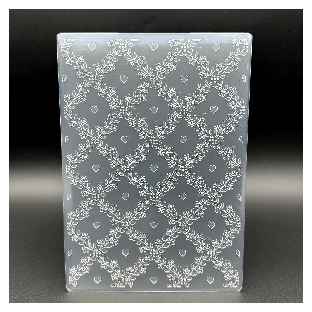 Plantilla de embosado 3D Flor Enredadera Zhxcgooyx 12.7x17.8 cm