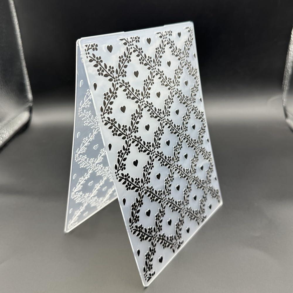 Plantilla de embosado 3D Flor Enredadera Zhxcgooyx 12.7x17.8 cm