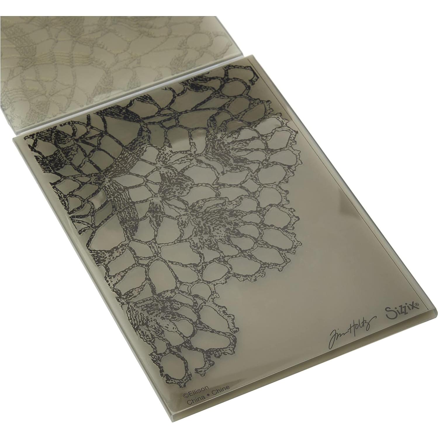 Carpeta de Embossing 3D Sizzix Tim Holtz Doily 16.5x11.9cm