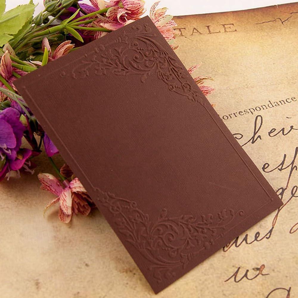 Plantilla de Embosado de Plástico 3D A6 Flor Retro