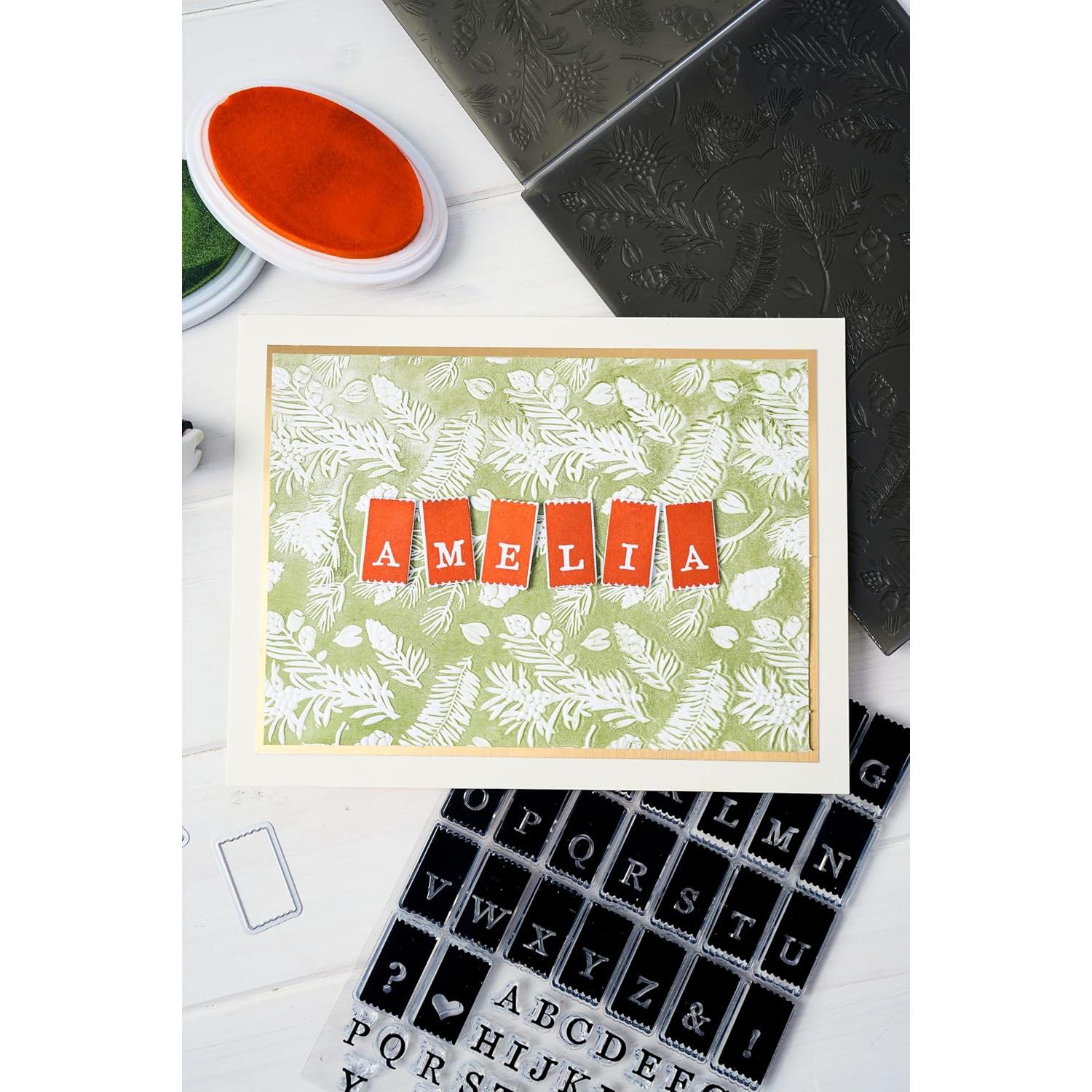 Carpeta de Embossing 3D Sizzix Pinos 21.6x15.2cm