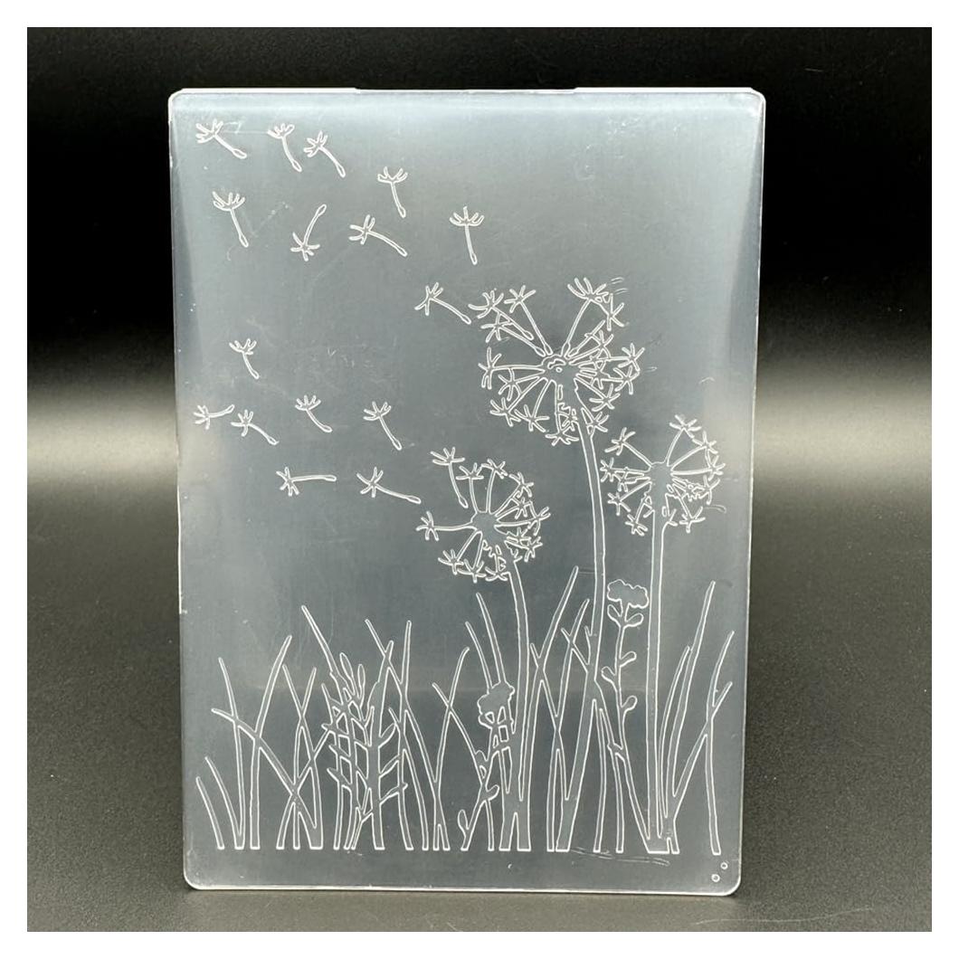 Plantilla de Embosado 3D A6 Plástico para Scrapbooking