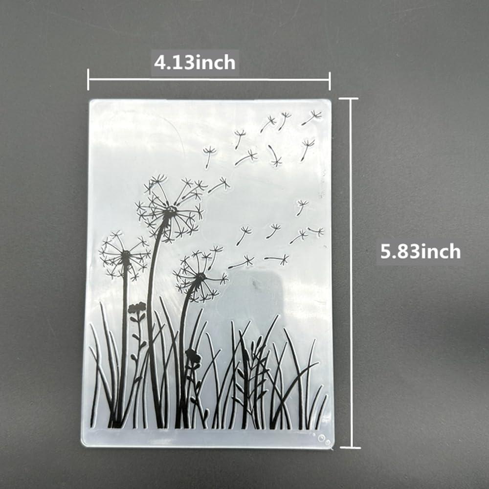 Plantilla de Embosado 3D A6 Plástico para Scrapbooking