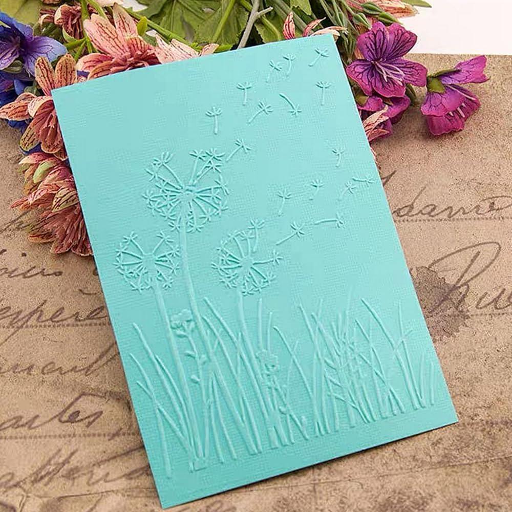 Plantilla de Embosado 3D A6 Plástico para Scrapbooking