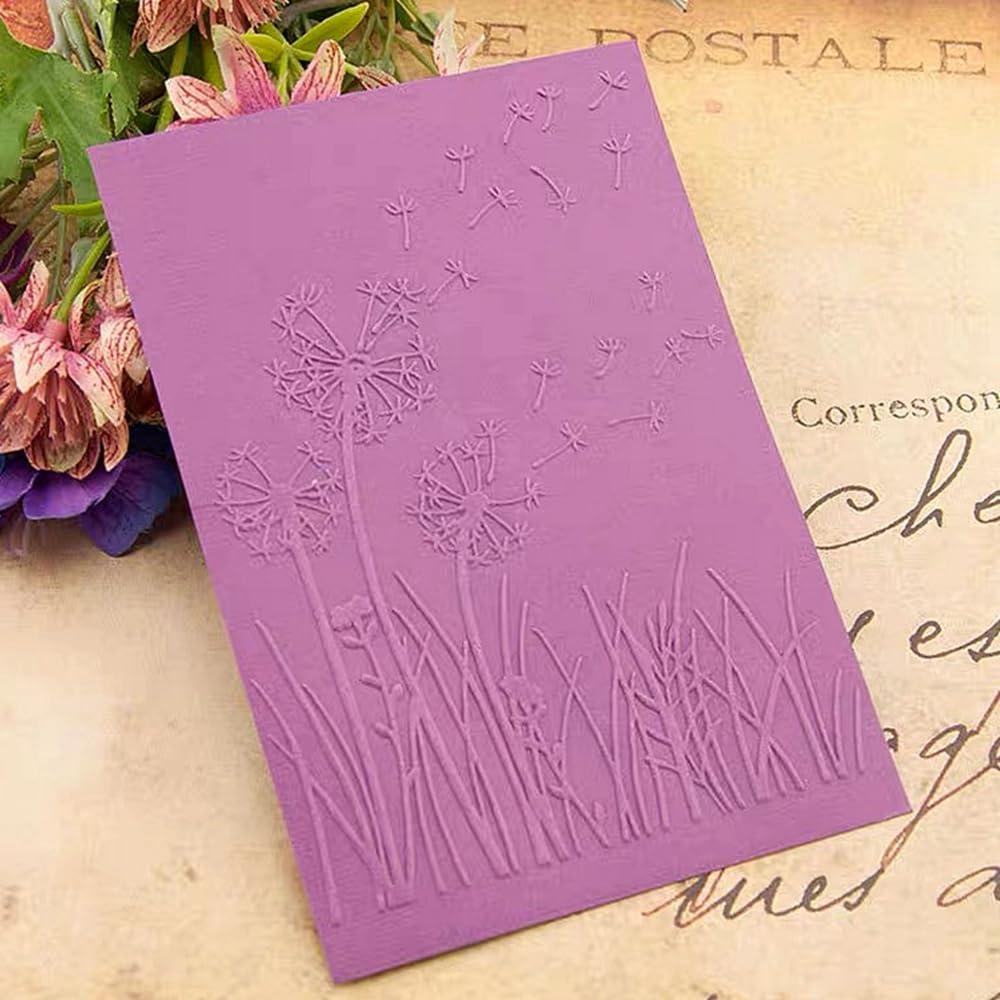 Plantilla de Embosado 3D A6 Plástico para Scrapbooking