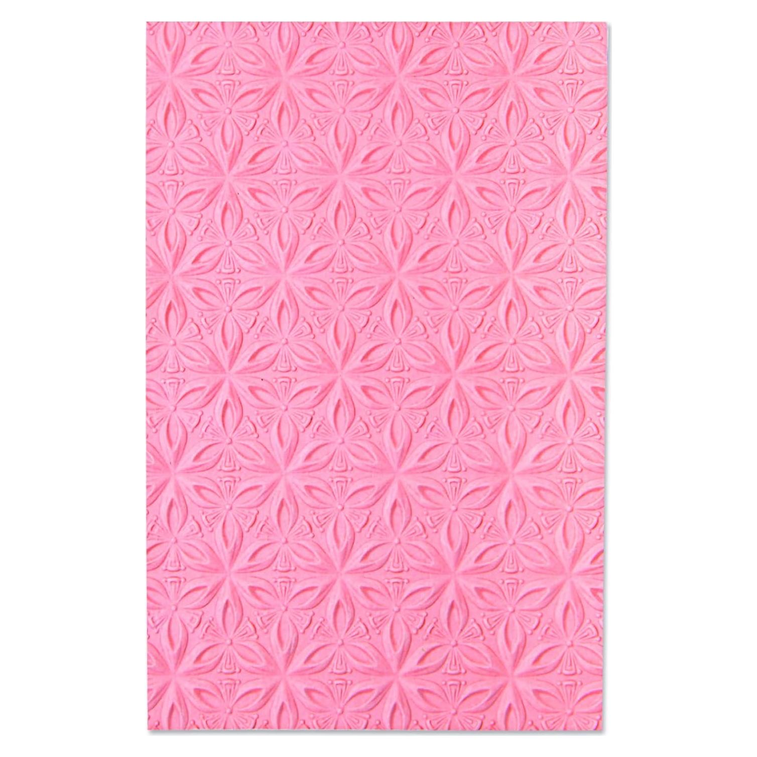Carpeta de Embossing 3D Sizzix Flores Geométricas 15.9x10.8cm