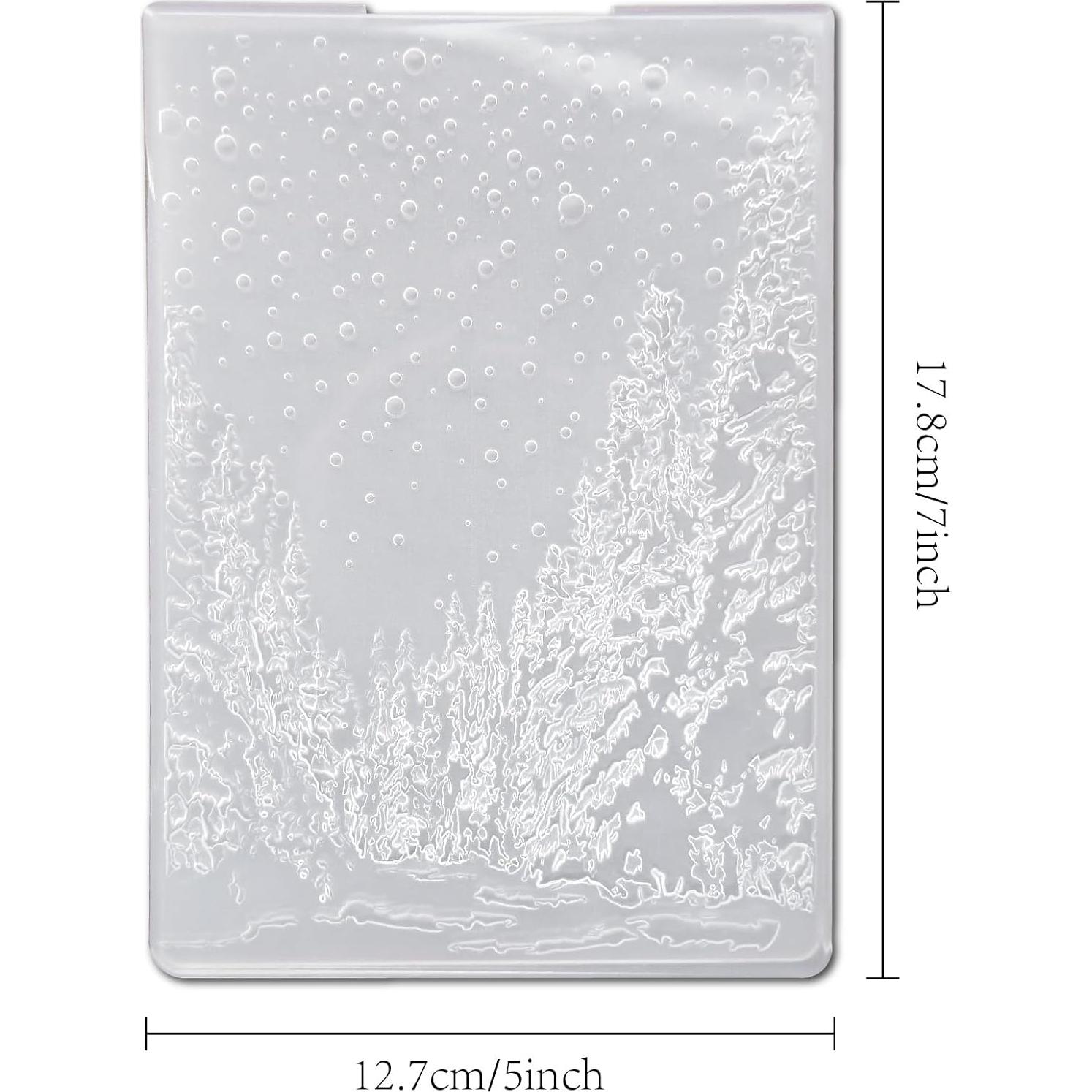 Carpeta de Embossing 3D Arbuya Bosque Invernal 12.7x17.8cm