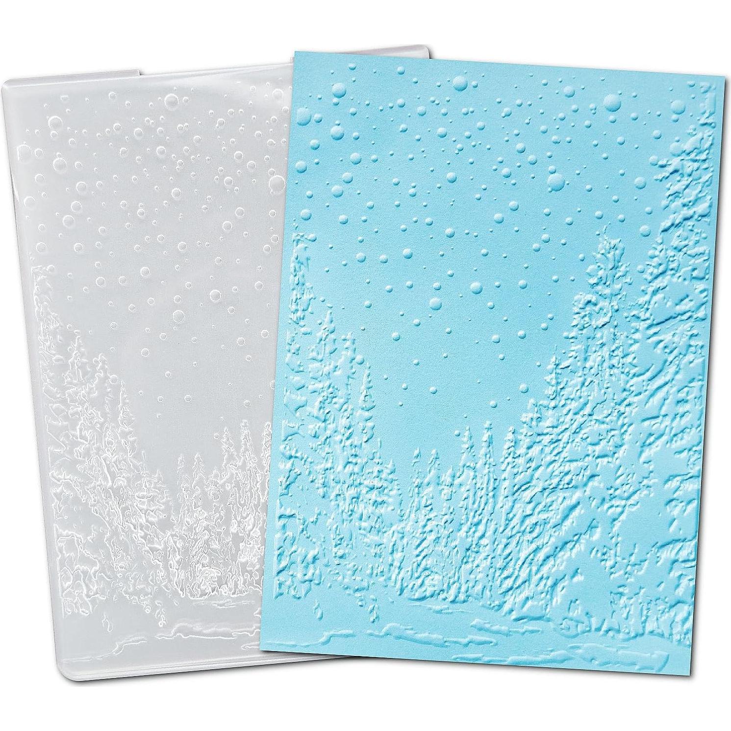 Carpeta de Embossing 3D Arbuya Bosque Invernal 12.7x17.8cm