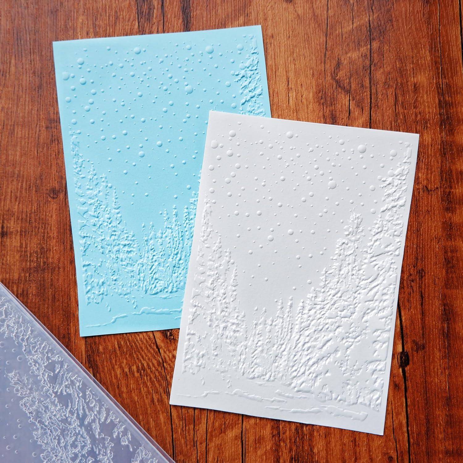 Carpeta de Embossing 3D Arbuya Bosque Invernal 12.7x17.8cm