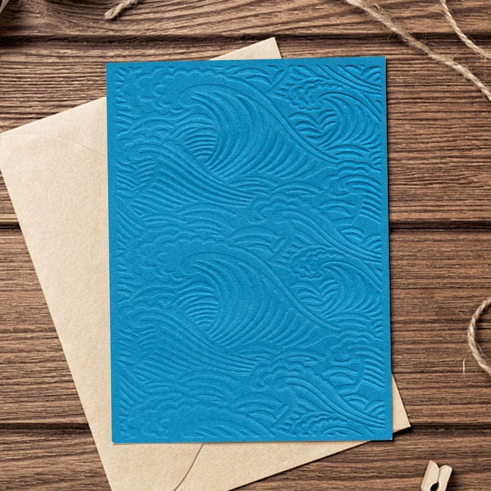 Carpeta de Relieve Estivaux Olas para Tarjetas 10.5 x 14.3 cm