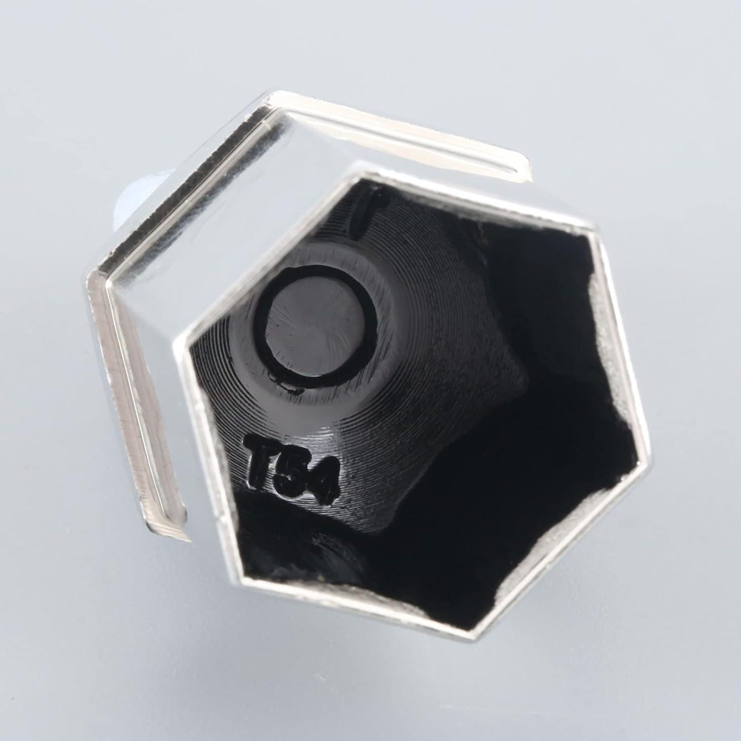 Cubiertas de Tuerca de Rueda Mtsooning 21mm Plateadas - 21 Pcs