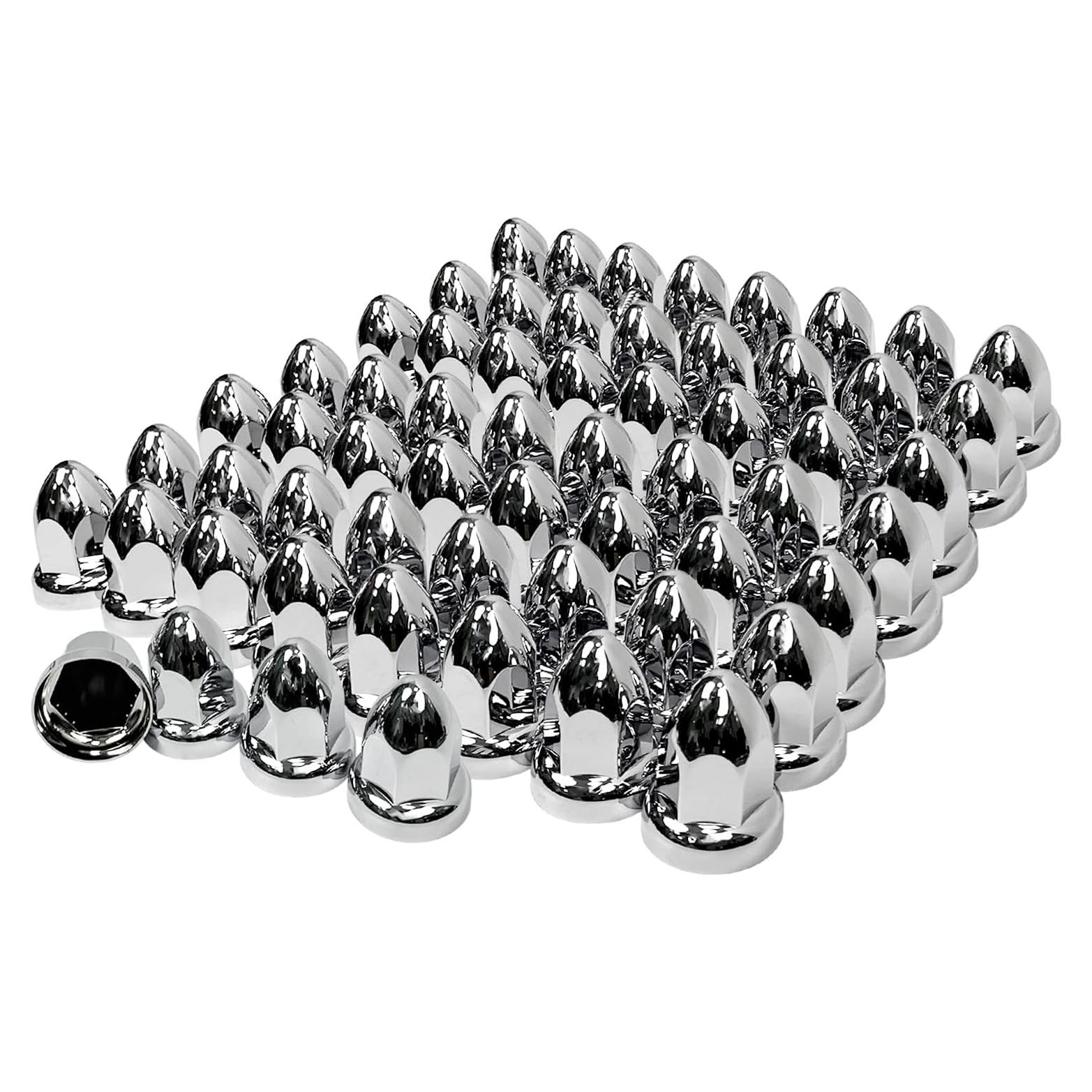 Paquete de 60 Cubiertas de Tuerca de Rueda 33mm Grandroad