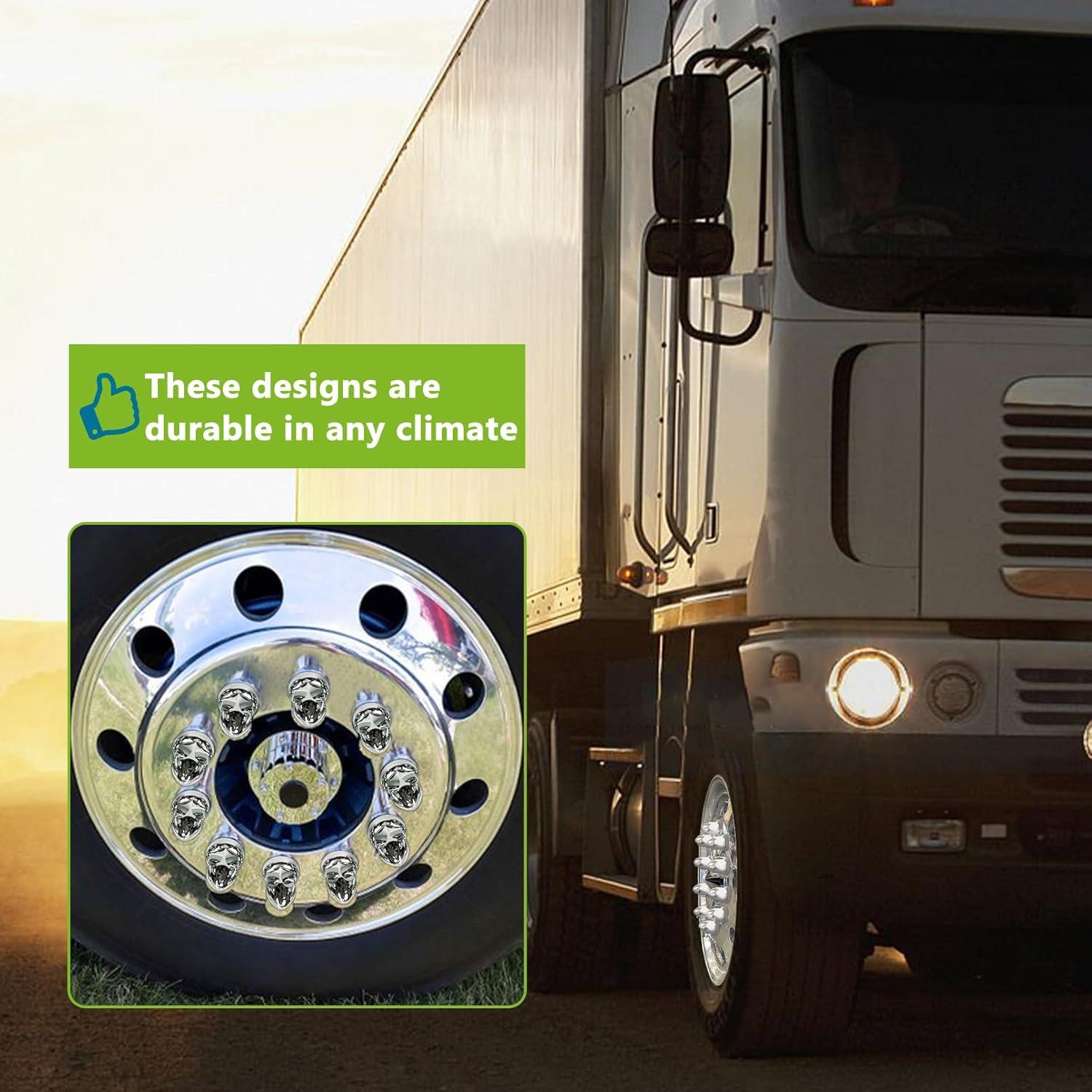 Paquete de 60 Cubiertas de Tuerca de Rueda 33mm Grandroad