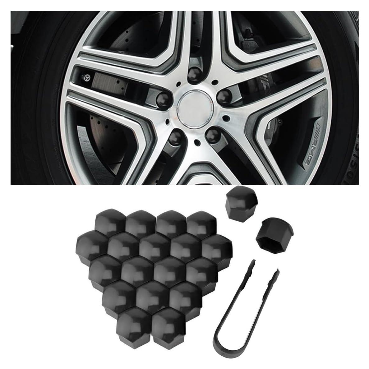 20 Tapas de Tuercas de Rueda JOYCOURT 19mm Plástico Colorido