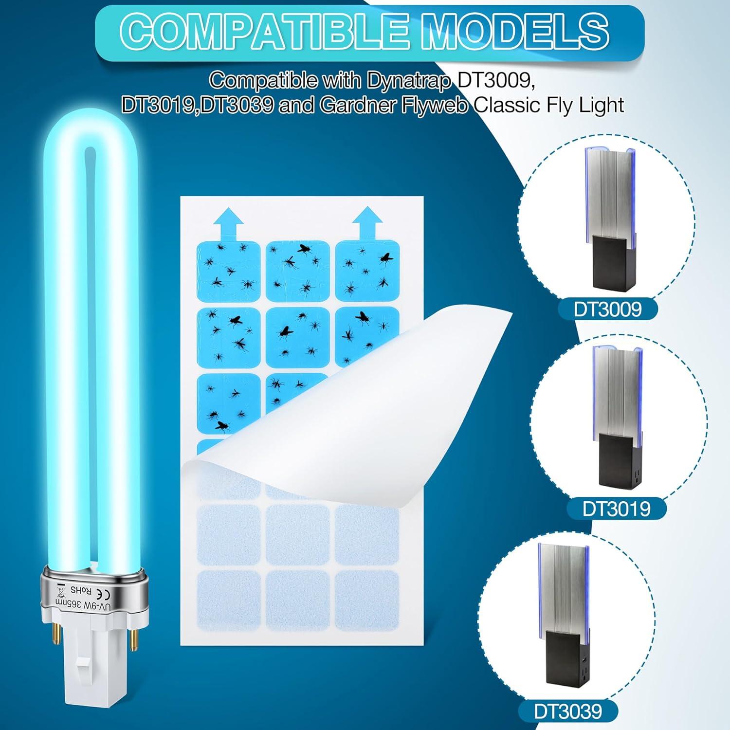 Kit de Reemplazo Bombillas UV 9W Qualirey + 12 Tarjetas Adhesivas