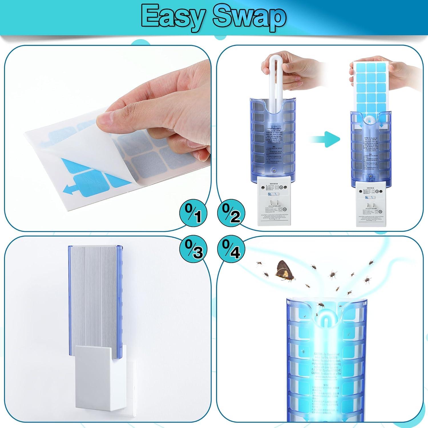 Kit de Reemplazo Bombillas UV 9W Qualirey + 12 Tarjetas Adhesivas