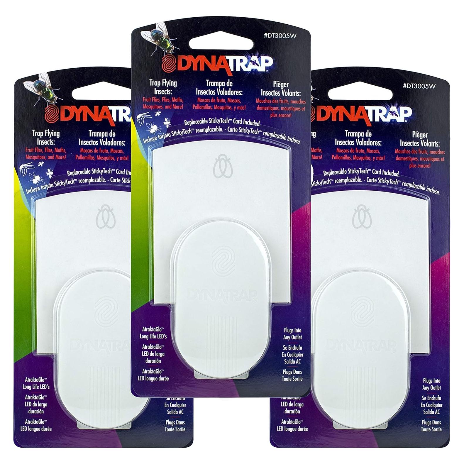 Trampa DynaTrap DT3005W-DS3 para Moscas y Mosquitos - 3 Unidades