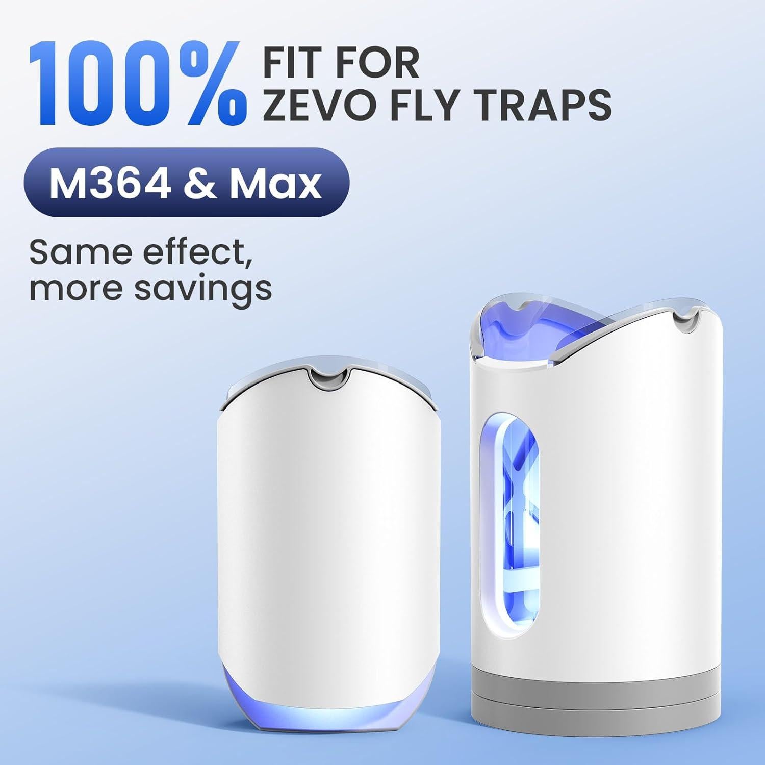 Kit de Recarga ZIVO M364 y Luz Max - 1 Soporte + 12 Recargas