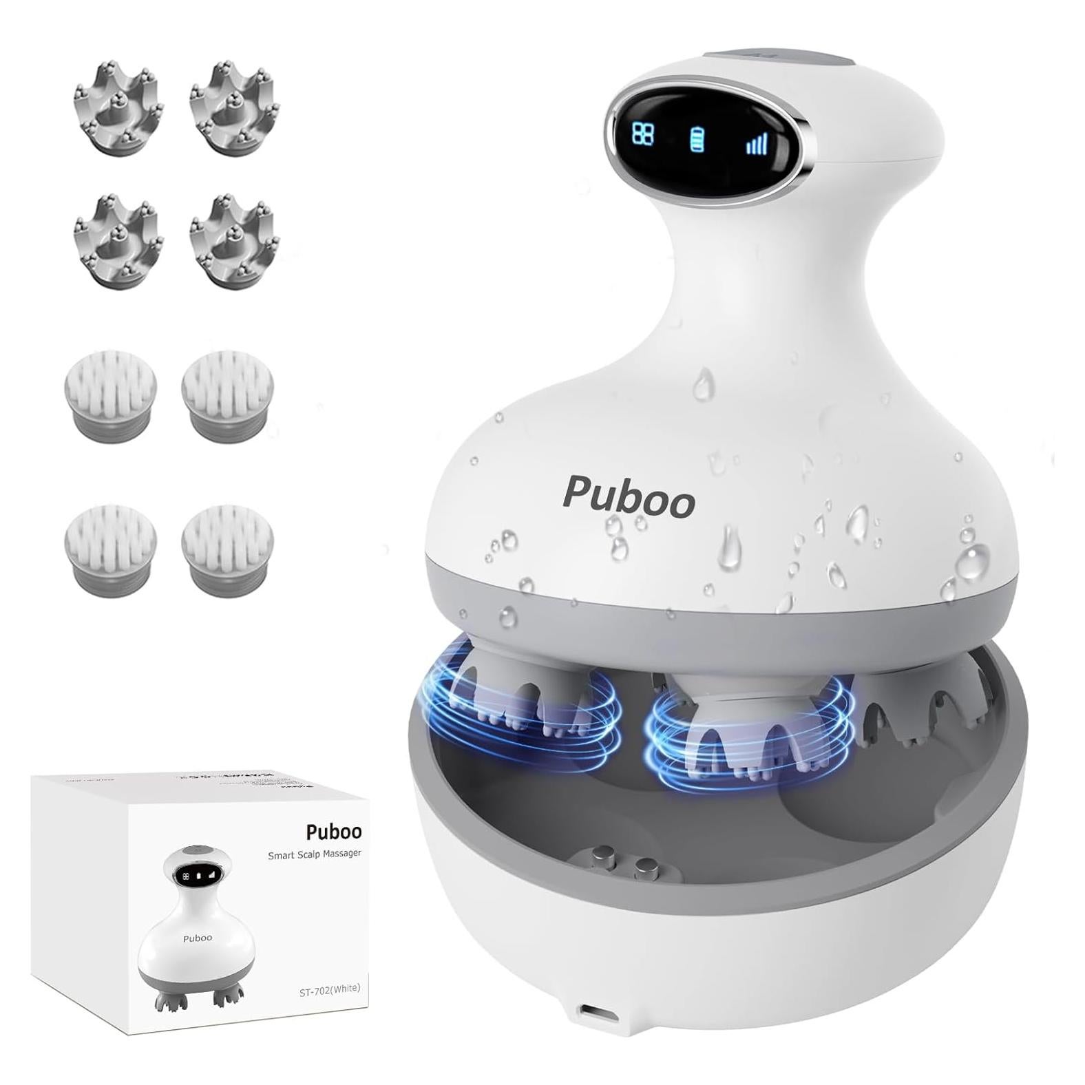 Masajeador Eléctrico para Cuero Cabelludo PUBOO PB-702-01