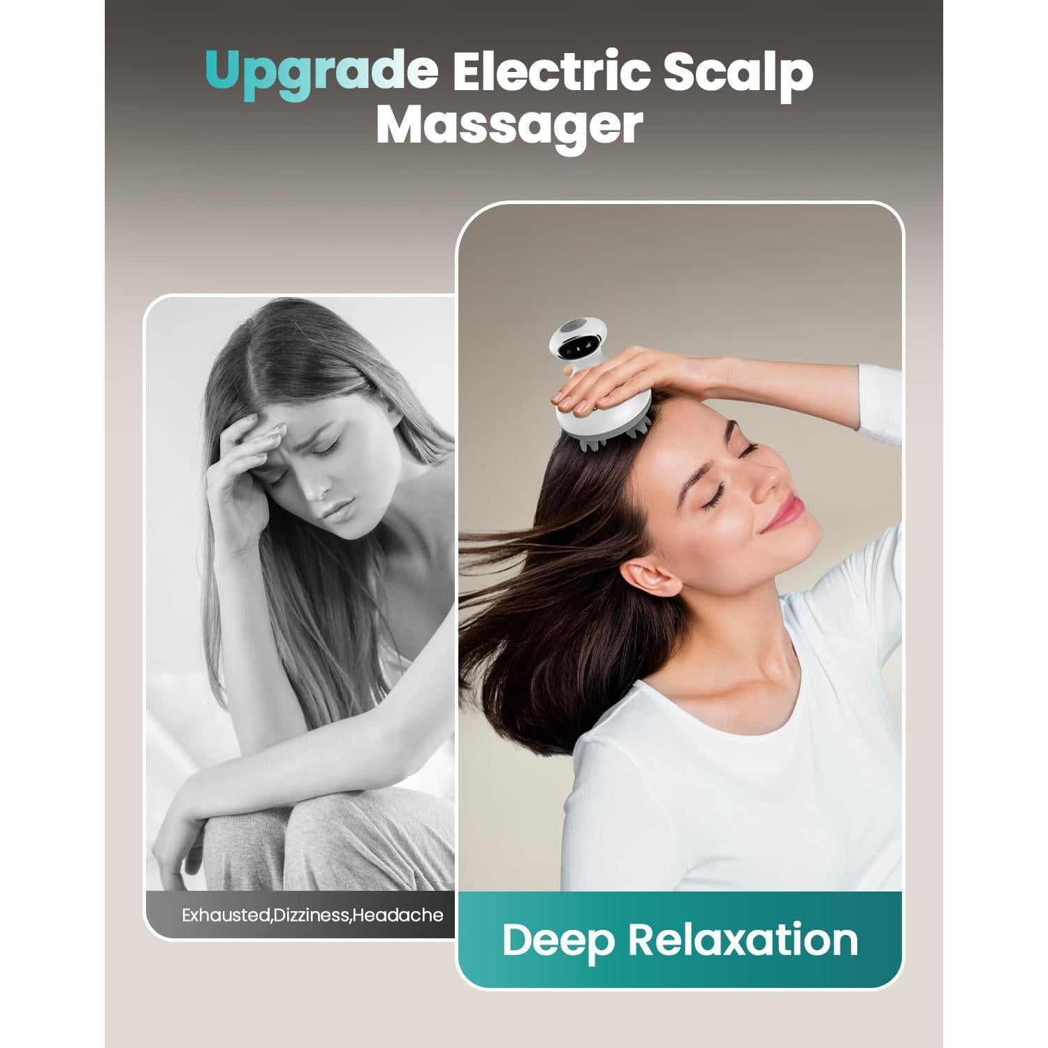 Masajeador Eléctrico para Cuero Cabelludo PUBOO PB-702-01