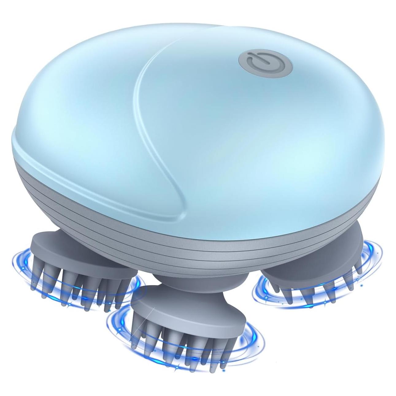 Masajeador eléctrico para mascotas Olipiter PS76D, azul