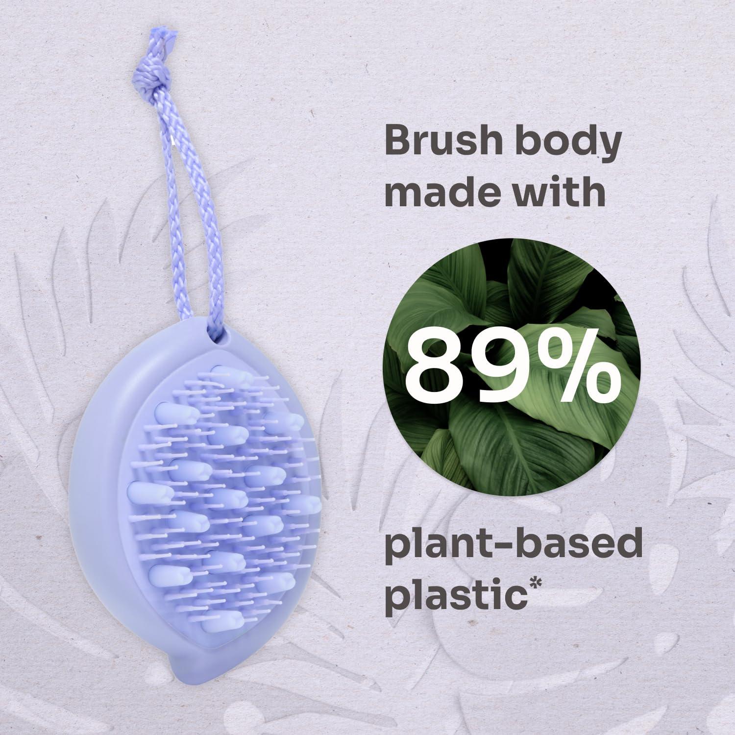 Exfoliador de cuero cabelludo Wet Brush Go Green con aceite de lavanda