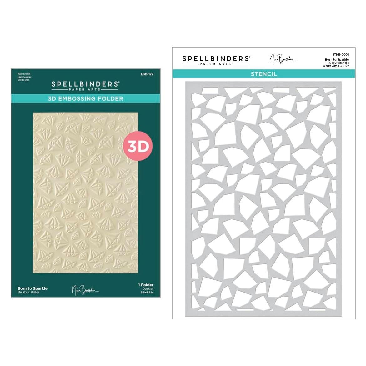 Conjunto Embossing 3D Nacido para Brillar Nina Boettcher