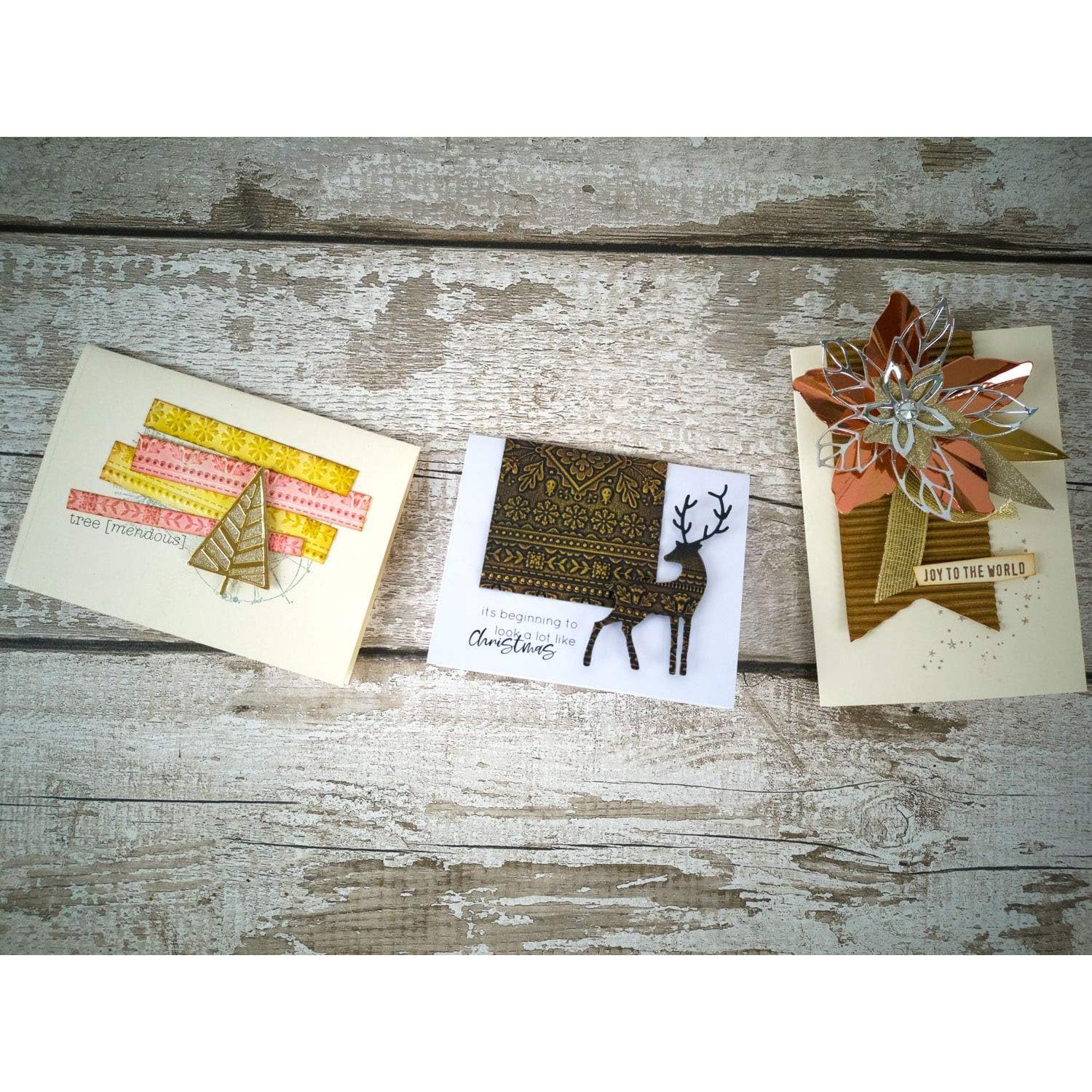 Carpeta de Embossing 3D Sizzix Patrón de Arte Popular 16.5x11.4cm