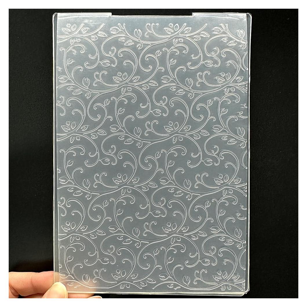 Plantilla de Embosado 3D Clásico Flor Vid 12.7x17.8 cm