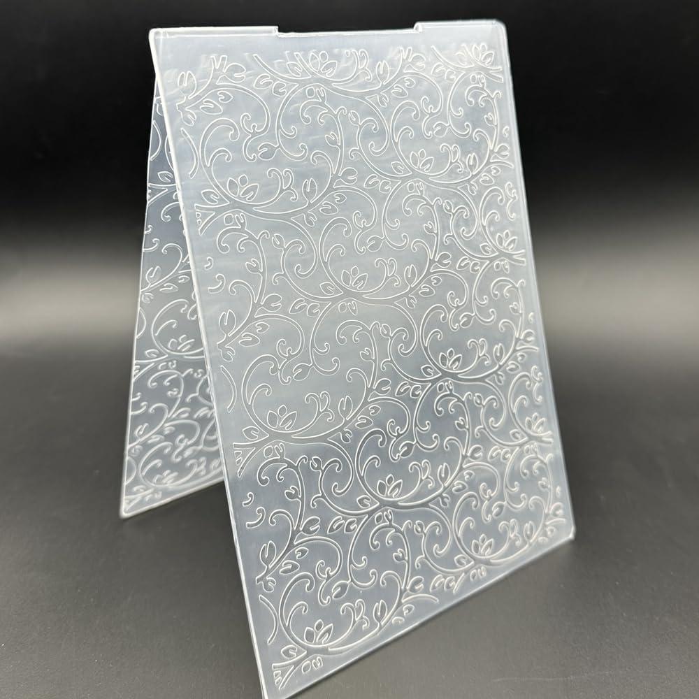 Plantilla de Embosado 3D Clásico Flor Vid 12.7x17.8 cm