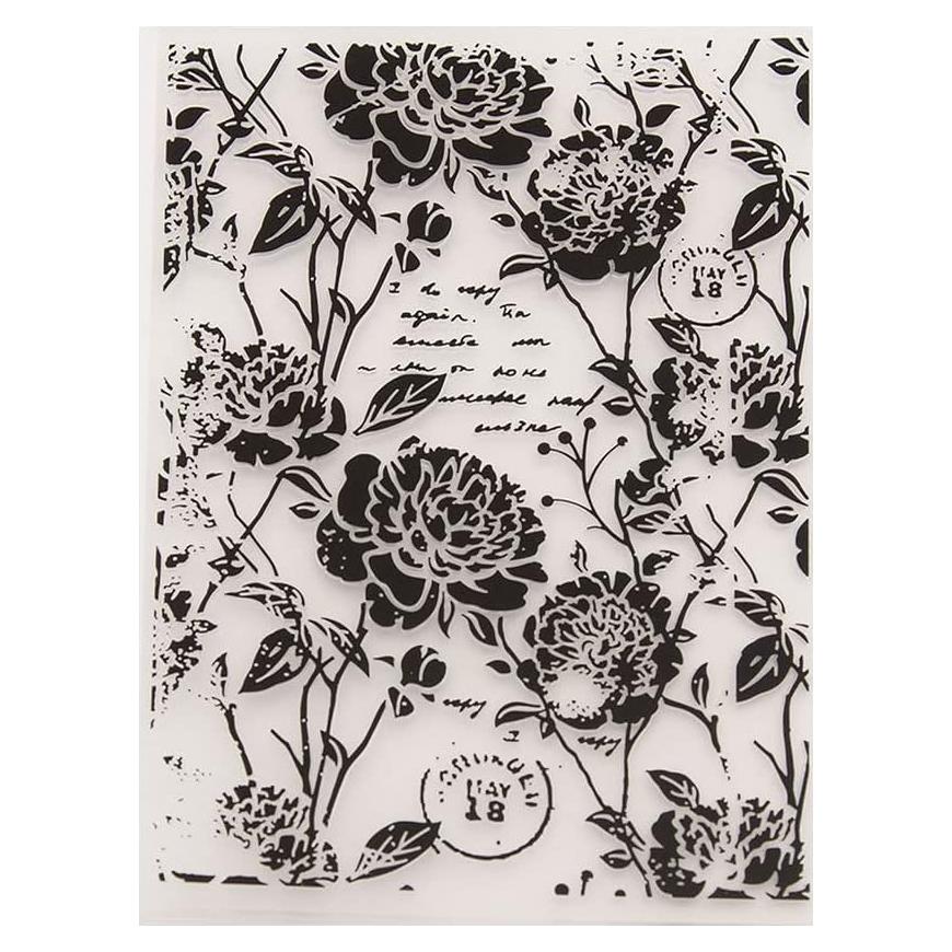 Plantilla de Embossing Plástico Lily Craft 10.5x14.8cm