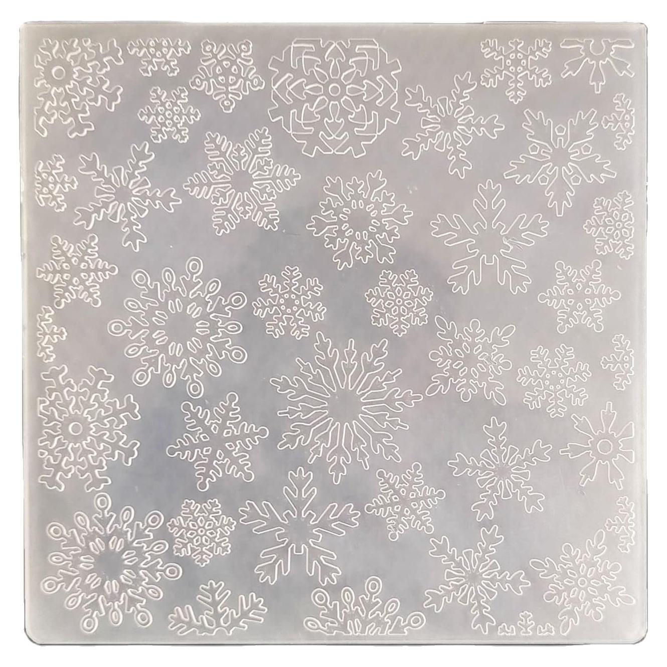Carpeta de Relieve WJ 3D Copo de Nieve 10.5x15cm para Tarjetas