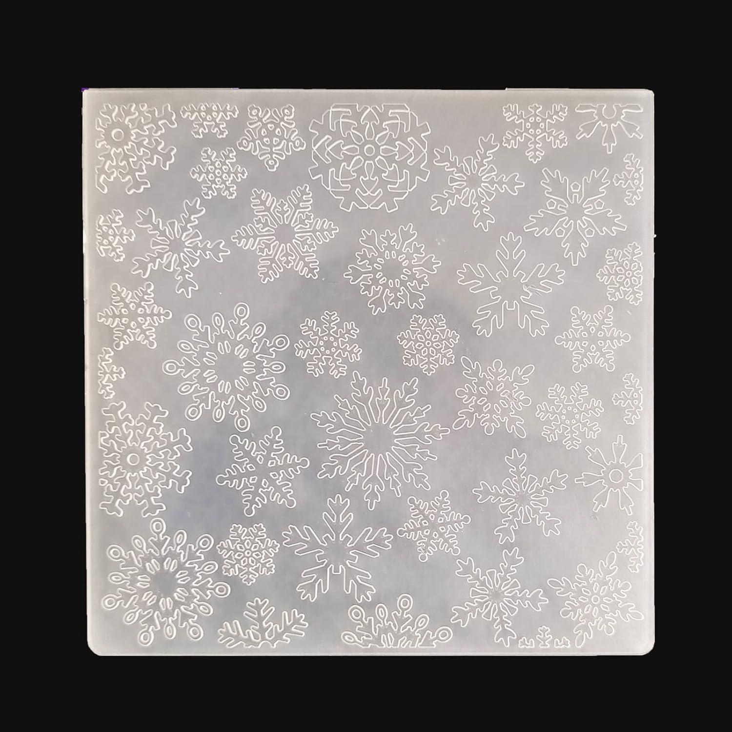 Carpeta de Relieve WJ 3D Copo de Nieve 10.5x15cm para Tarjetas