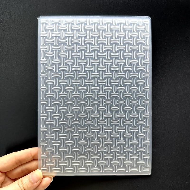 Plantilla de Embosado 3D Plástico 12.7x17.8 cm para Scrapbooking