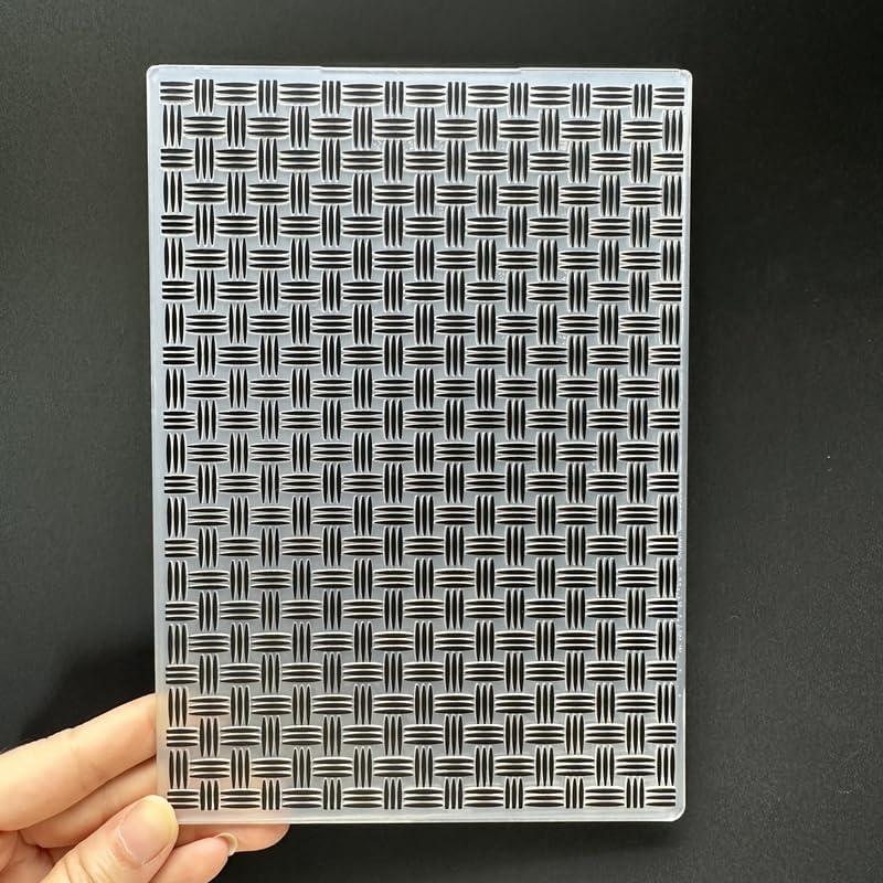 Plantilla de Embosado 3D Plástico 12.7x17.8 cm para Scrapbooking