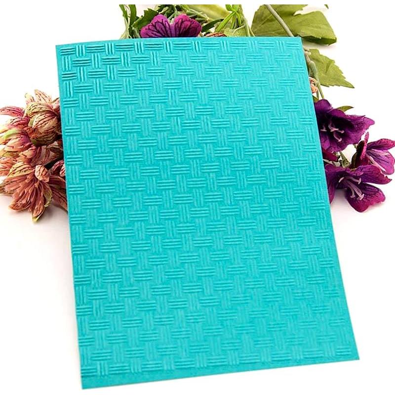 Plantilla de Embosado 3D Plástico 12.7x17.8 cm para Scrapbooking