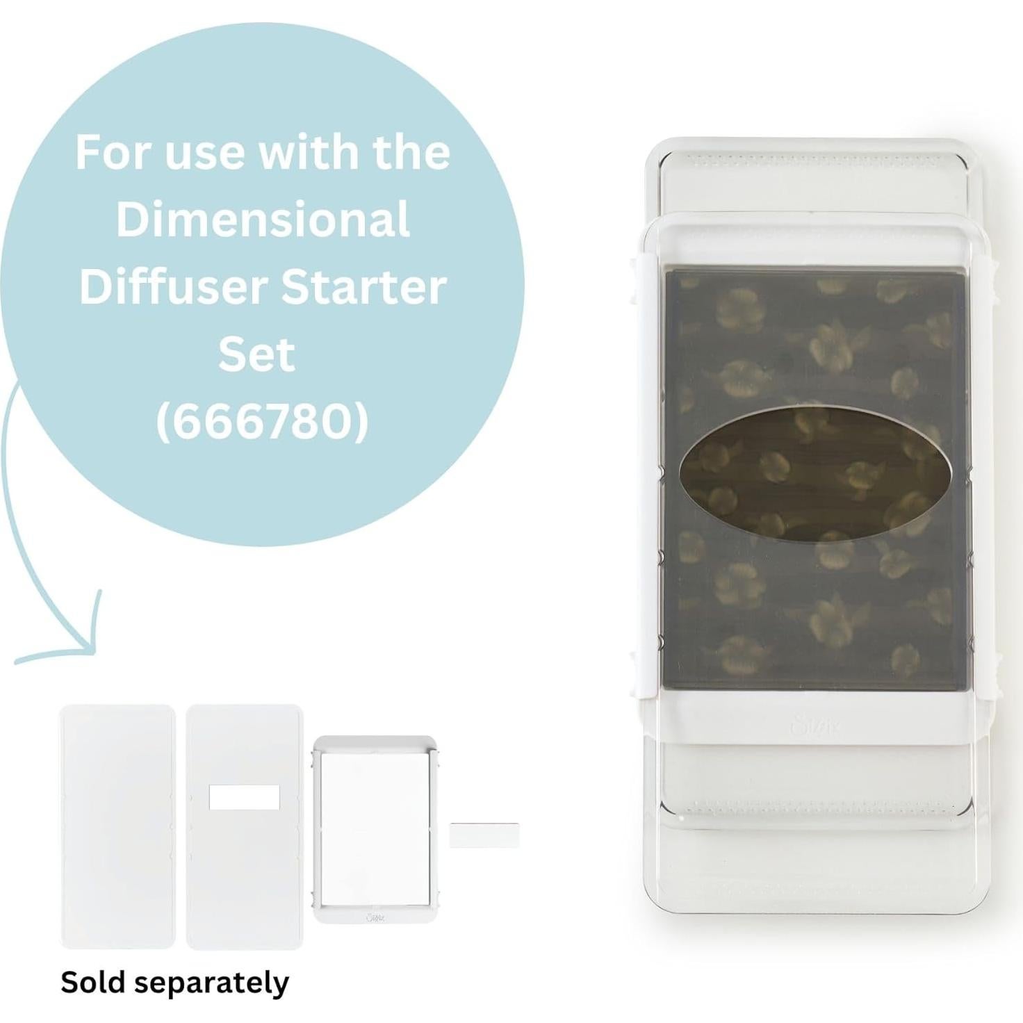 Inserto Ovalado Difusor Dimensional Sizzix Stacey Park