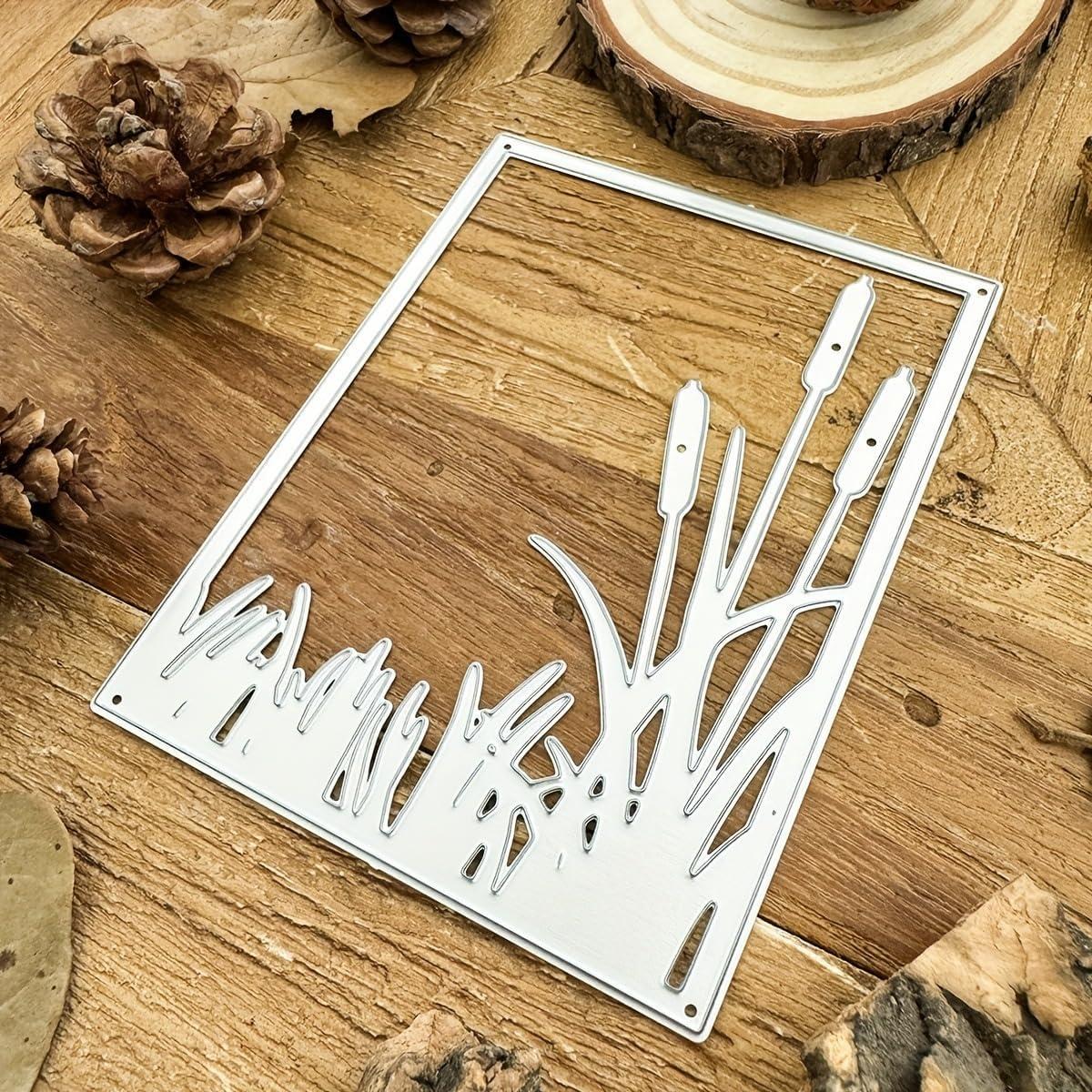 Troquel de Corte de Metal Lapoo Tussock Cuadrado 11.7x8.9cm