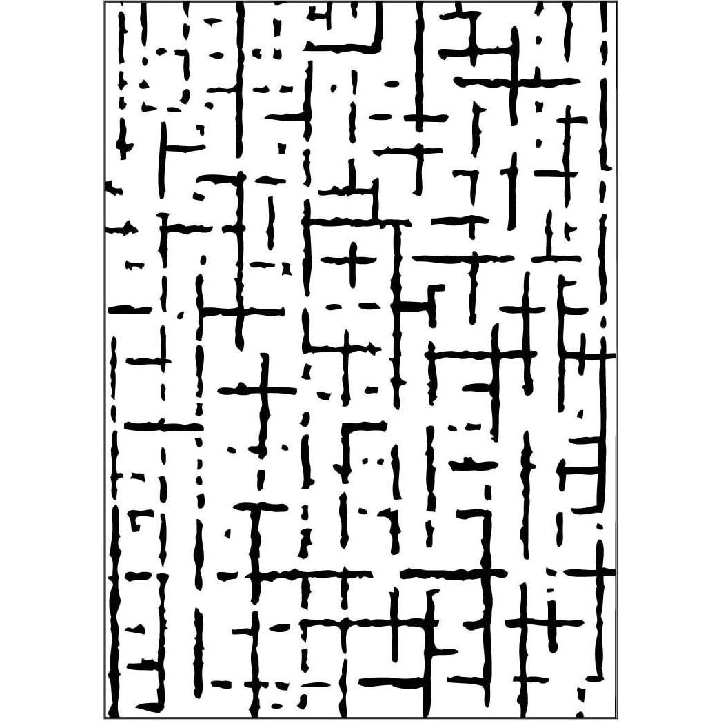 Carpeta de Embossing Bira Craft 12.7x17.8 cm Textura Pared