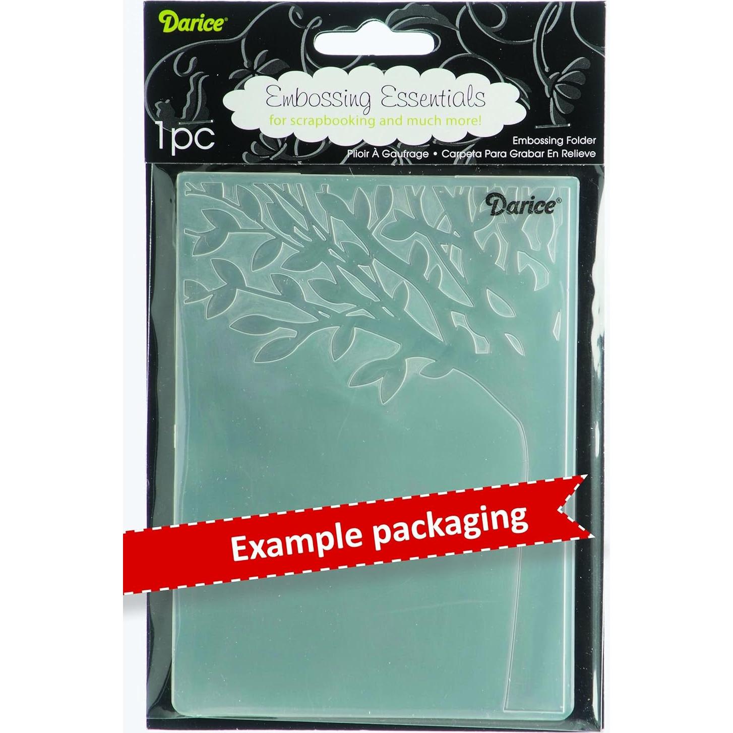 Carpeta de Embossing Darice Tronco de Árbol 10.8x14.6 cm